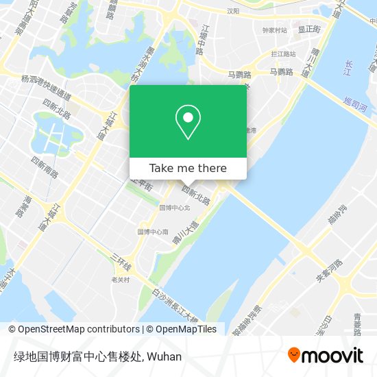 绿地国博财富中心售楼处 map