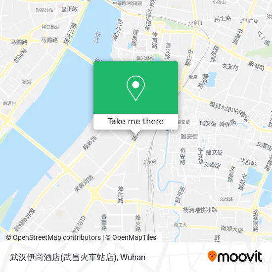 武汉伊尚酒店(武昌火车站店) map