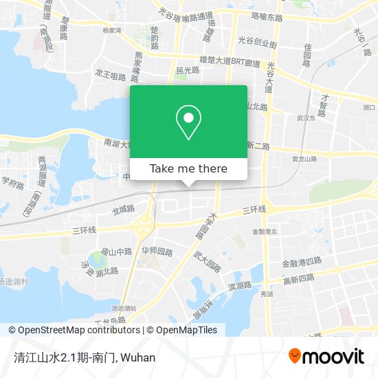 清江山水2.1期-南门 map