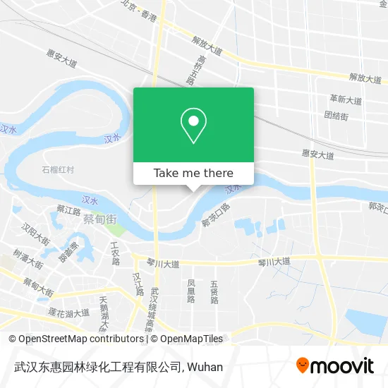 武汉东惠园林绿化工程有限公司 map