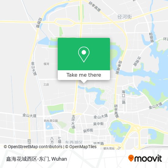 鑫海花城西区-东门 map