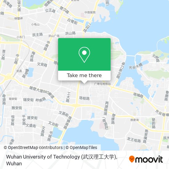 Wuhan University of Technology (武汉理工大学) map
