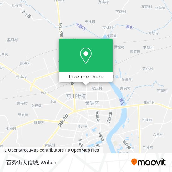 百秀街人信城 map