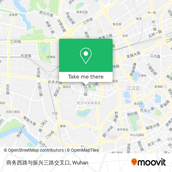 商务西路与振兴三路交叉口 map