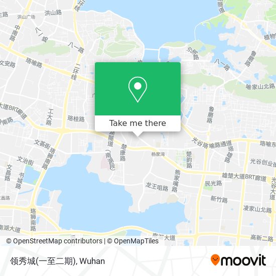 领秀城(一至二期) map