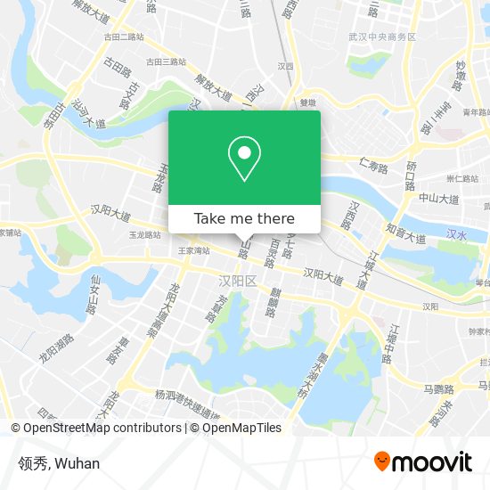 领秀 map