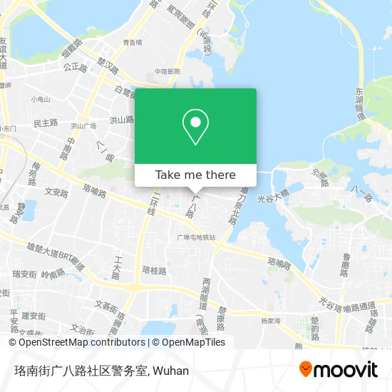 珞南街广八路社区警务室 map