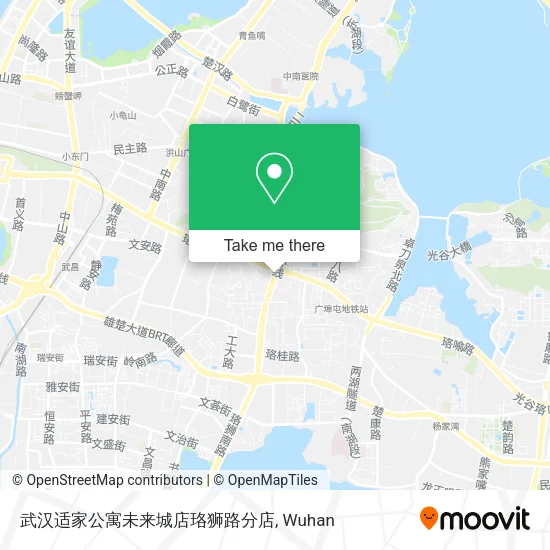 武汉适家公寓未来城店珞狮路分店 map