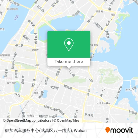 驰加汽车服务中心(武昌区八一路店) map