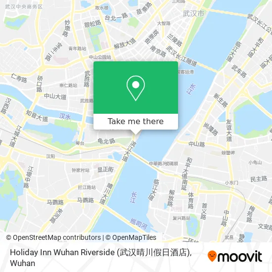 Holiday Inn Wuhan Riverside (武汉晴川假日酒店) map