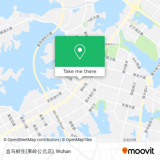 盒马鲜生(果岭公元店) map