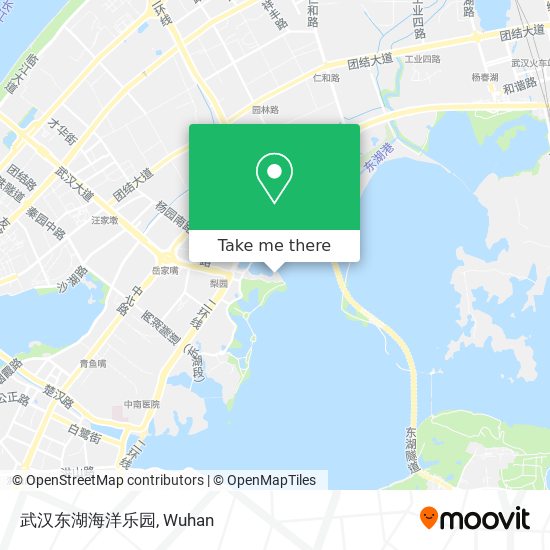 武汉东湖海洋乐园 map
