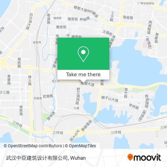 武汉中臣建筑设计有限公司 map