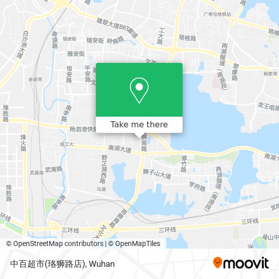 中百超市(珞狮路店) map