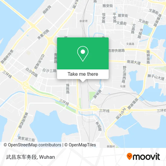 武昌东车务段 map
