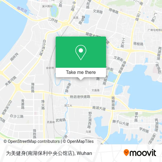 为美健身(南湖保利中央公馆店) map