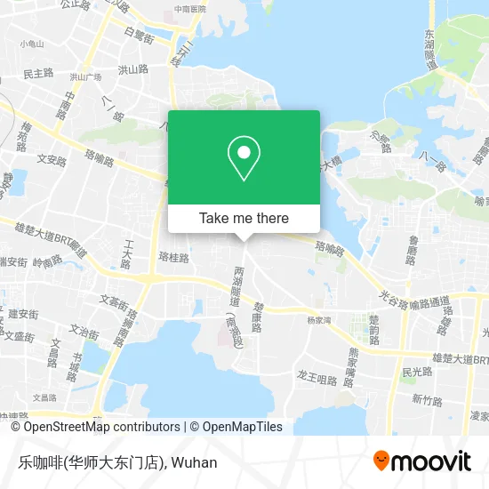 乐咖啡(华师大东门店) map