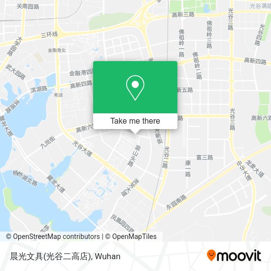 晨光文具(光谷二高店) map