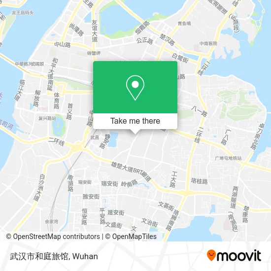武汉市和庭旅馆 map