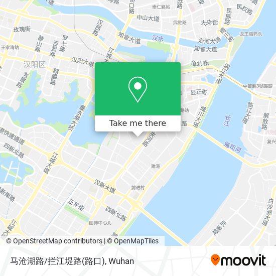马沧湖路/拦江堤路(路口) map