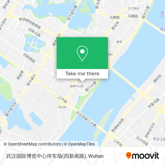 武汉国际博览中心停车场(四新南路) map