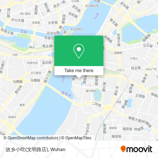 故乡小吃(文明路店) map