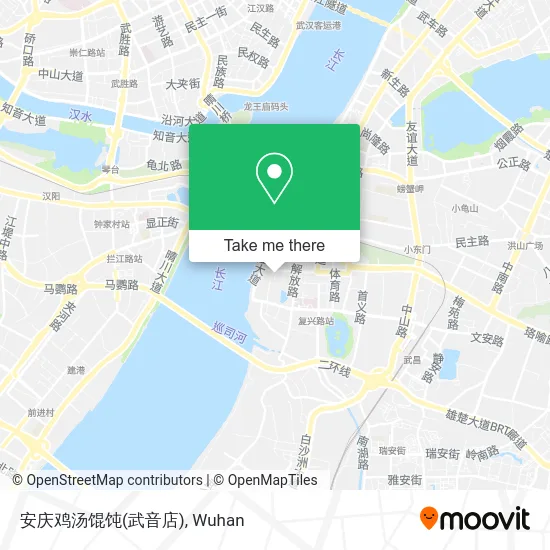 安庆鸡汤馄饨(武音店) map