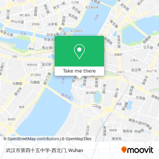 武汉市第四十五中学-西北门 map