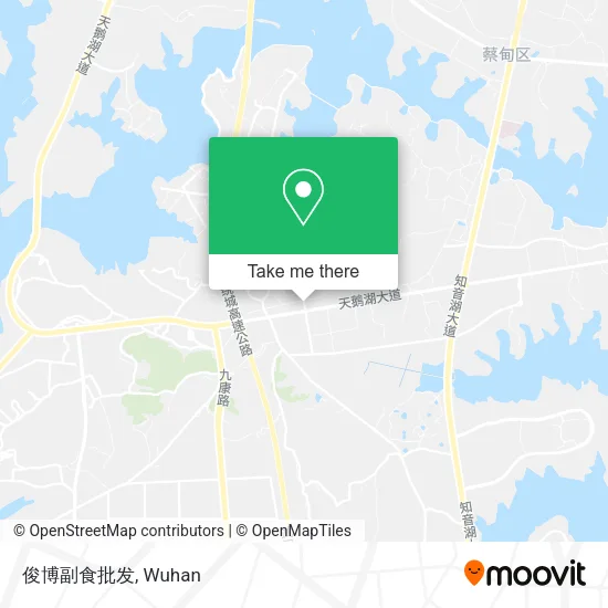 俊博副食批发 map