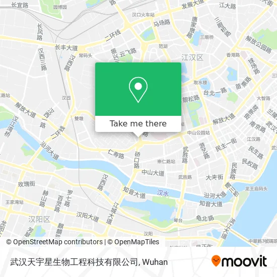 武汉天宇星生物工程科技有限公司 map