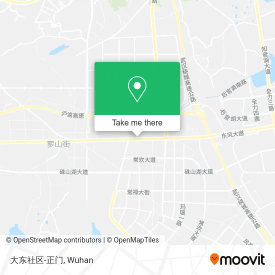 大东社区-正门 map