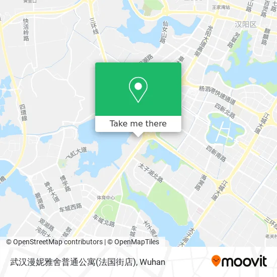 武汉漫妮雅舍普通公寓(法国街店) map