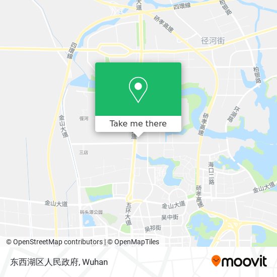东西湖区人民政府 map