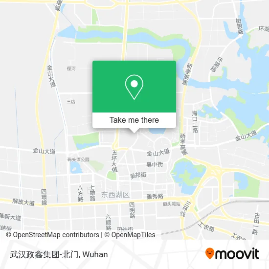 武汉政鑫集团-北门 map