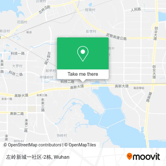 左岭新城一社区-2栋 map