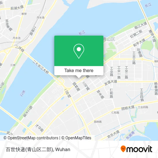 百世快递(青山区二部) map