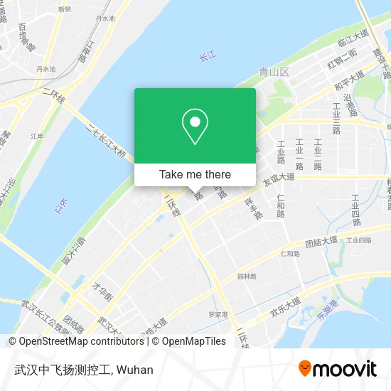 武汉中飞扬测控工 map