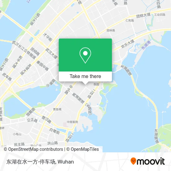 东湖在水一方-停车场 map