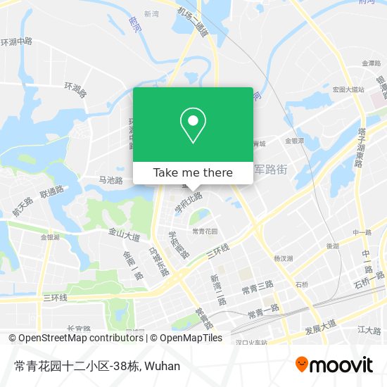 常青花园十二小区-38栋 map