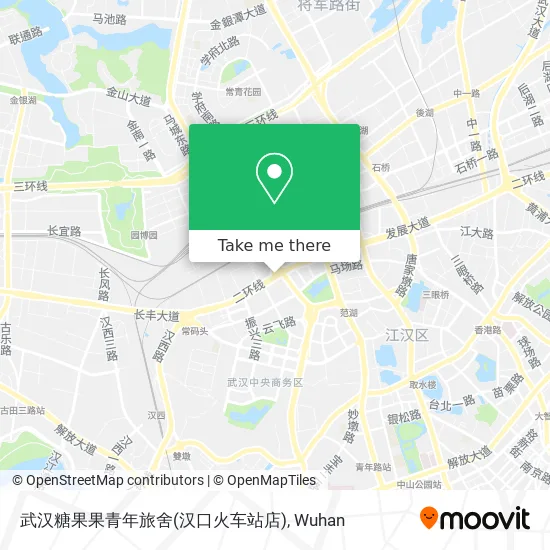 武汉糖果果青年旅舍(汉口火车站店) map