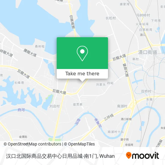 汉口北国际商品交易中心日用品城-南1门 map