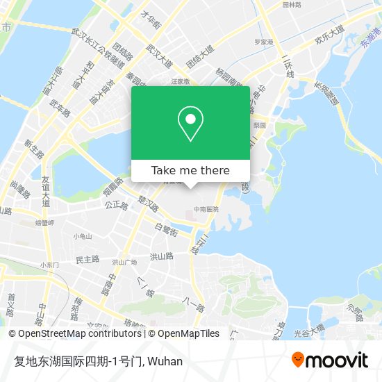 复地东湖国际四期-1号门 map