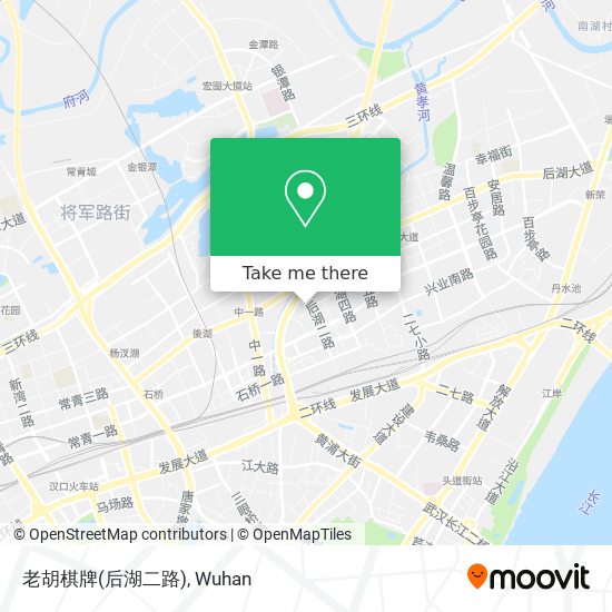 老胡棋牌(后湖二路) map
