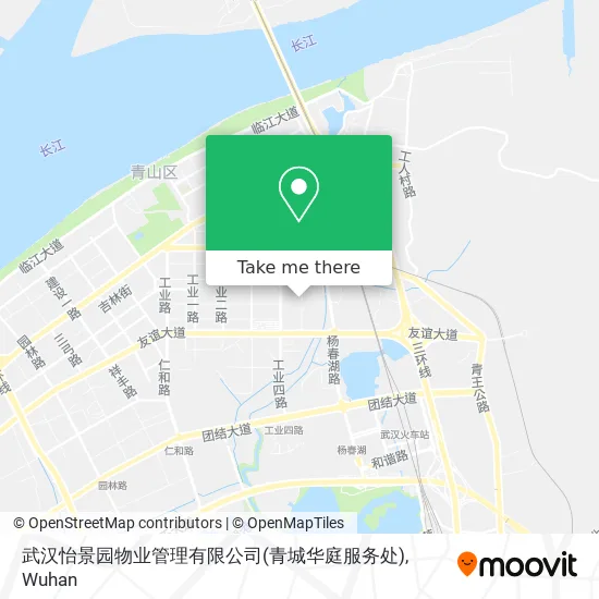 武汉怡景园物业管理有限公司(青城华庭服务处) map