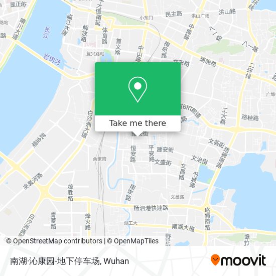 南湖·沁康园-地下停车场 map
