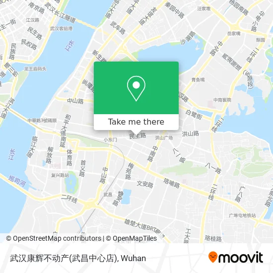 武汉康辉不动产(武昌中心店) map