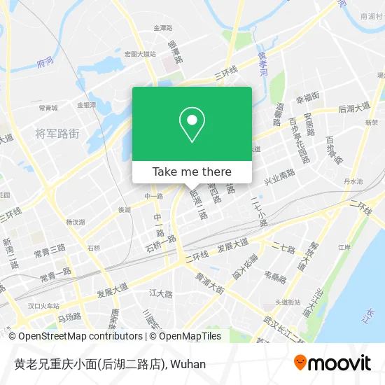 黄老兄重庆小面(后湖二路店) map