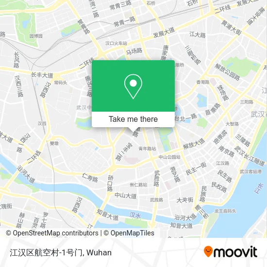 江汉区航空村-1号门 map