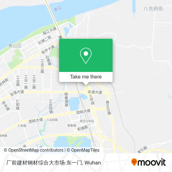 厂前建材钢材综合大市场-东一门 map