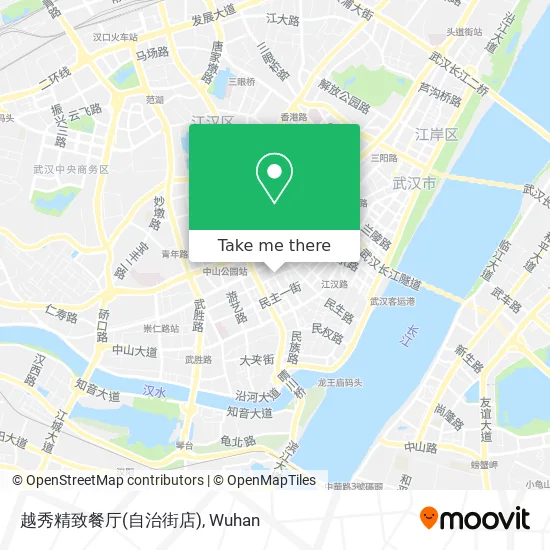 越秀精致餐厅(自治街店) map